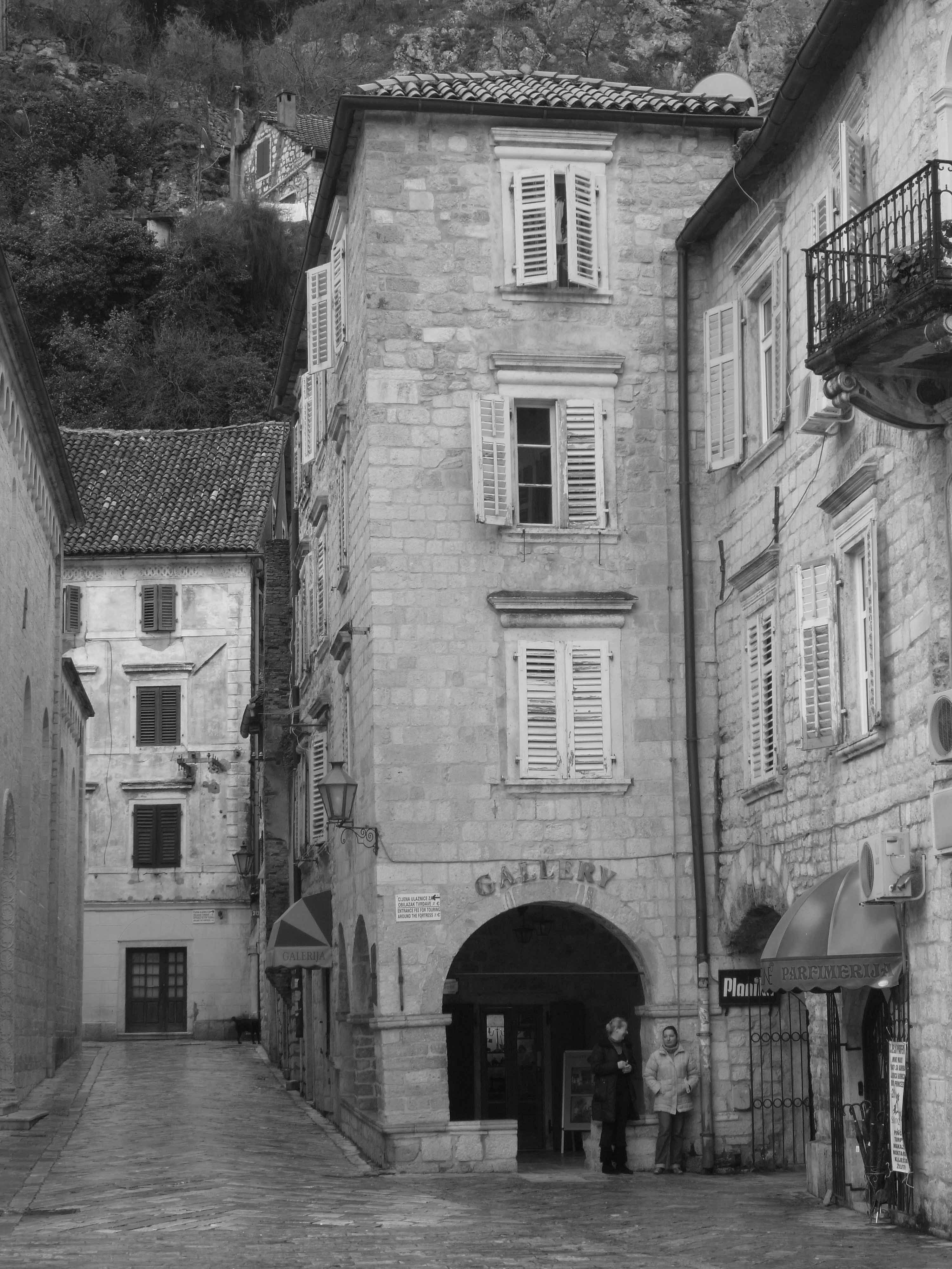 コトル市内（モンテネグロ）