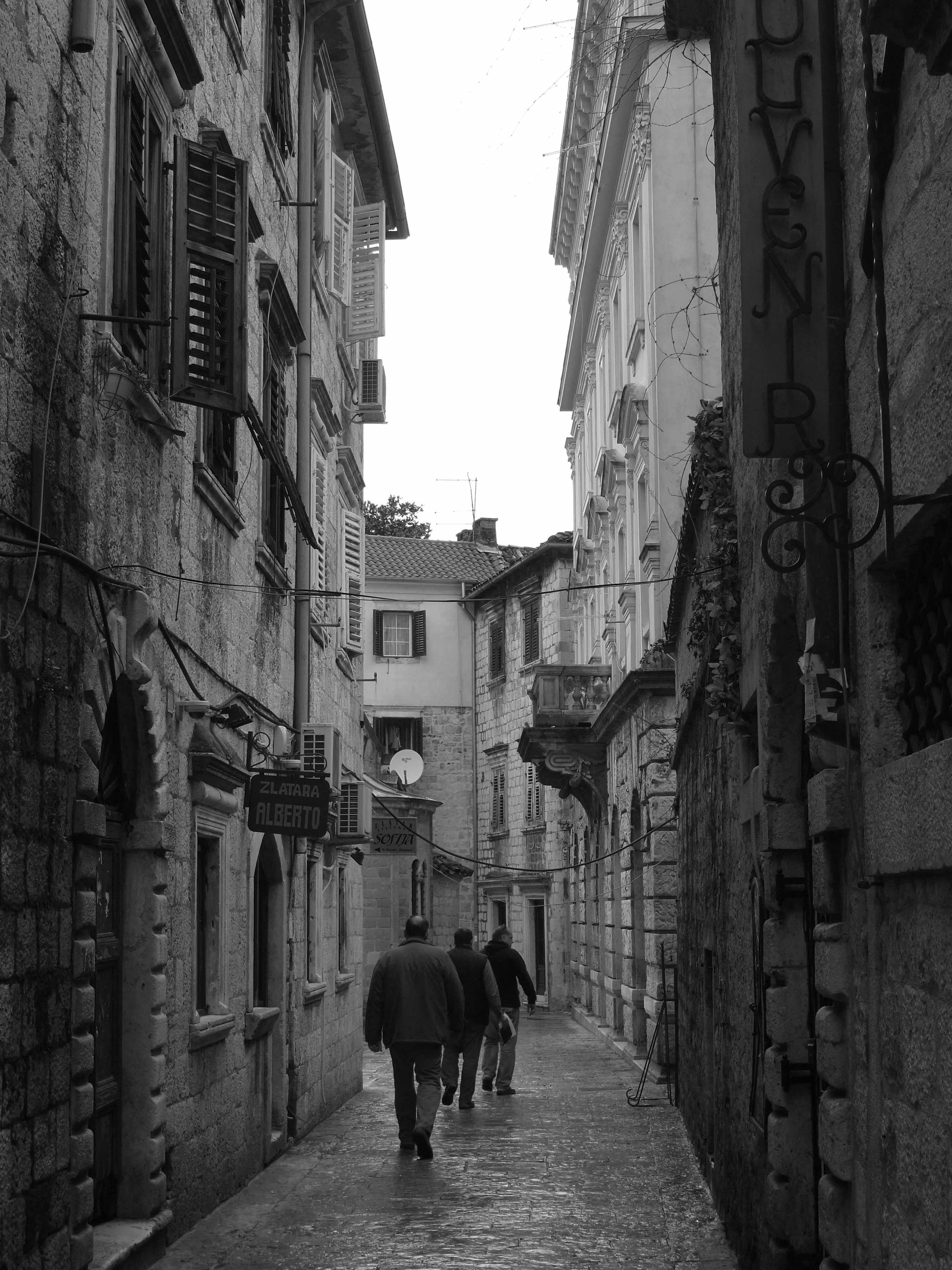 コトル市内（モンテネグロ）