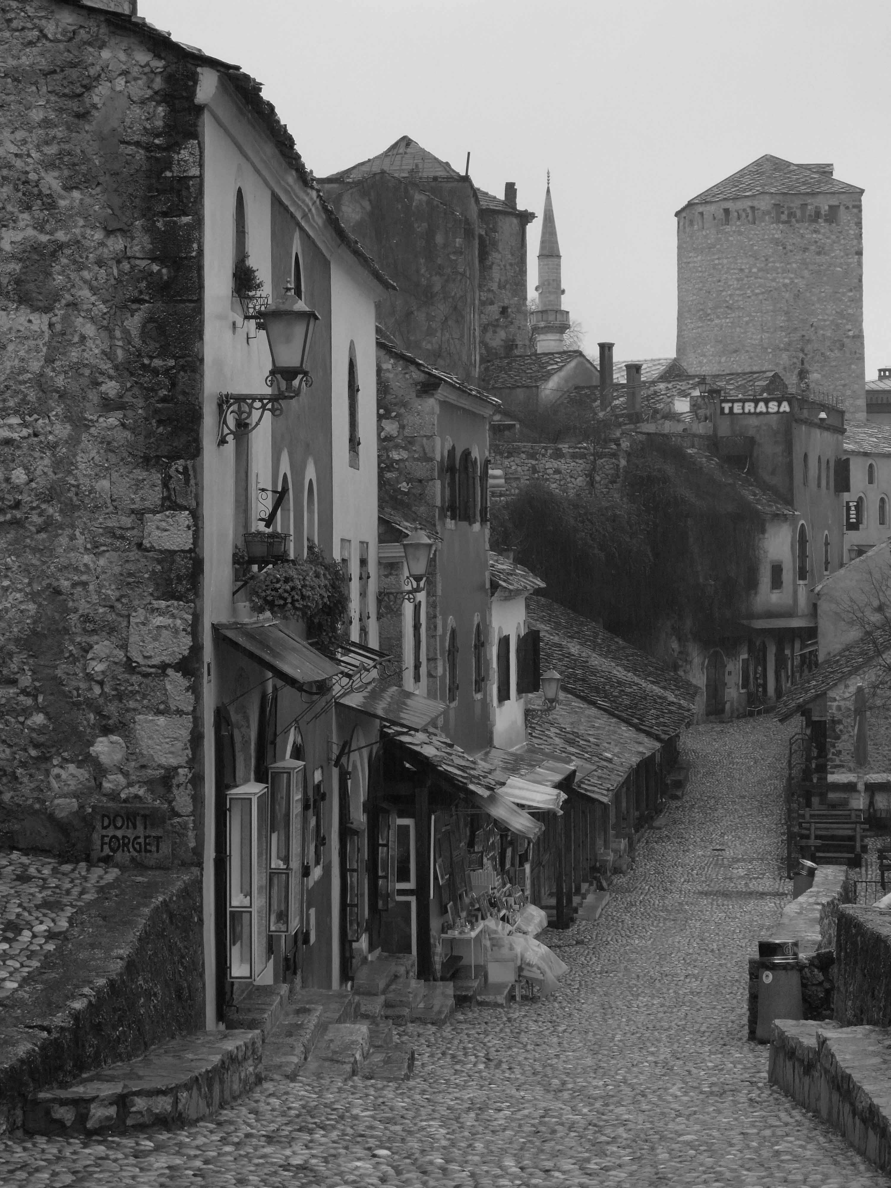 モスタル市内（ボスニア・ヘルツェゴビナ）