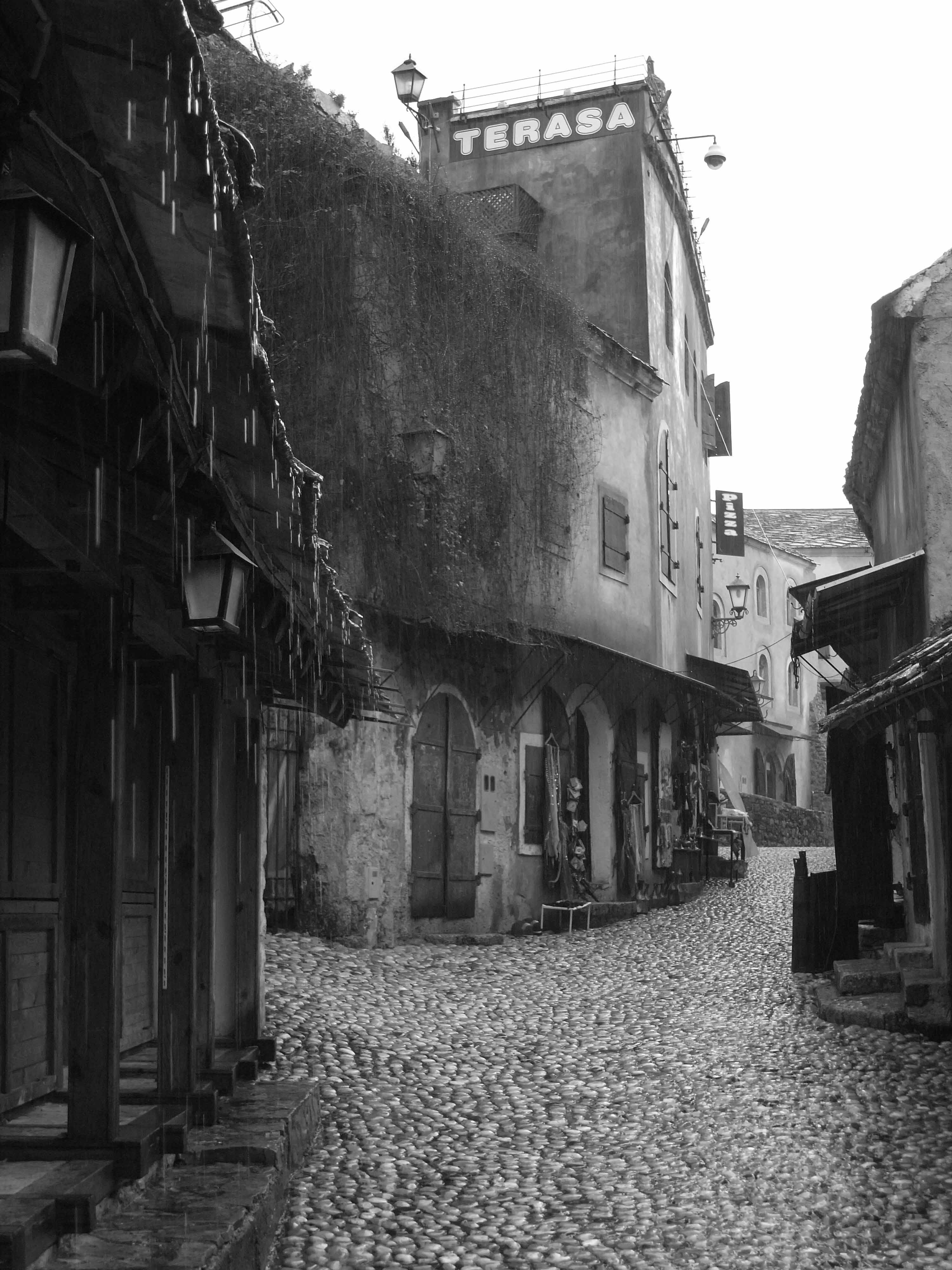 モスタル市内（ボスニア・ヘルツェゴビナ）