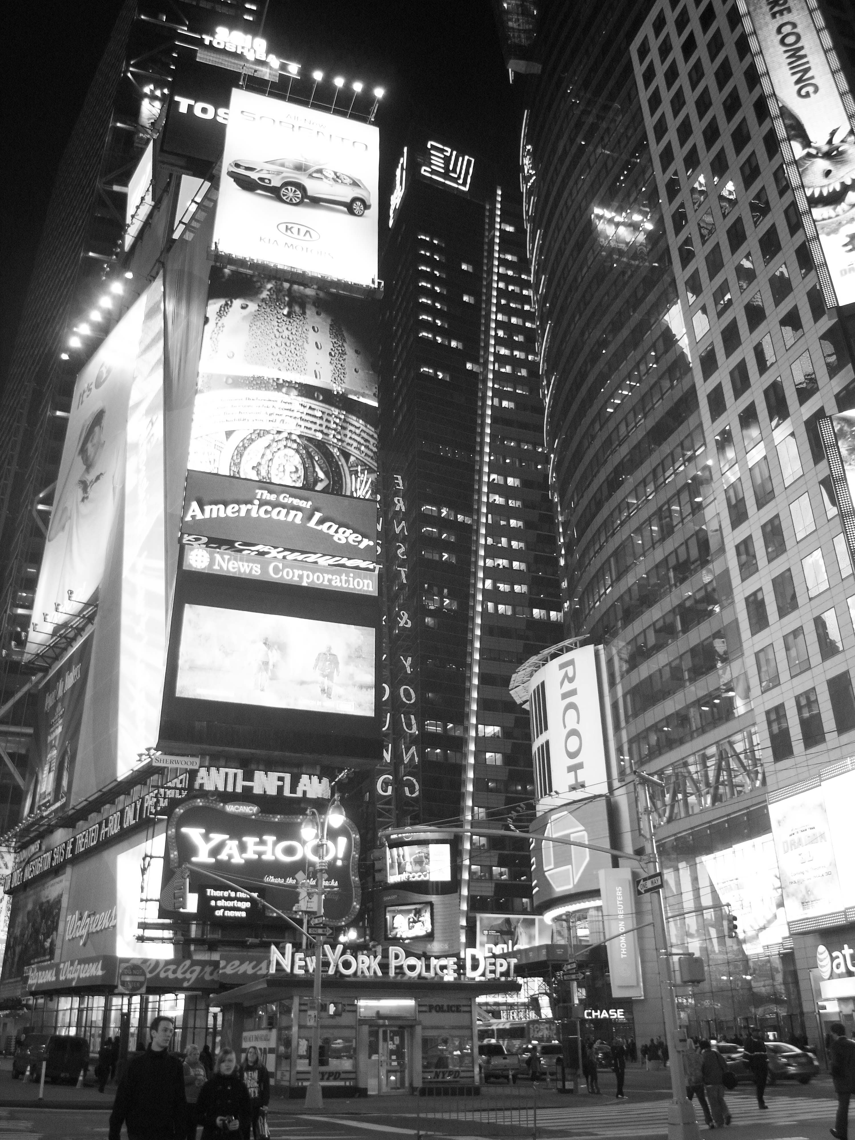 タイムズスクエア　ニューヨーク