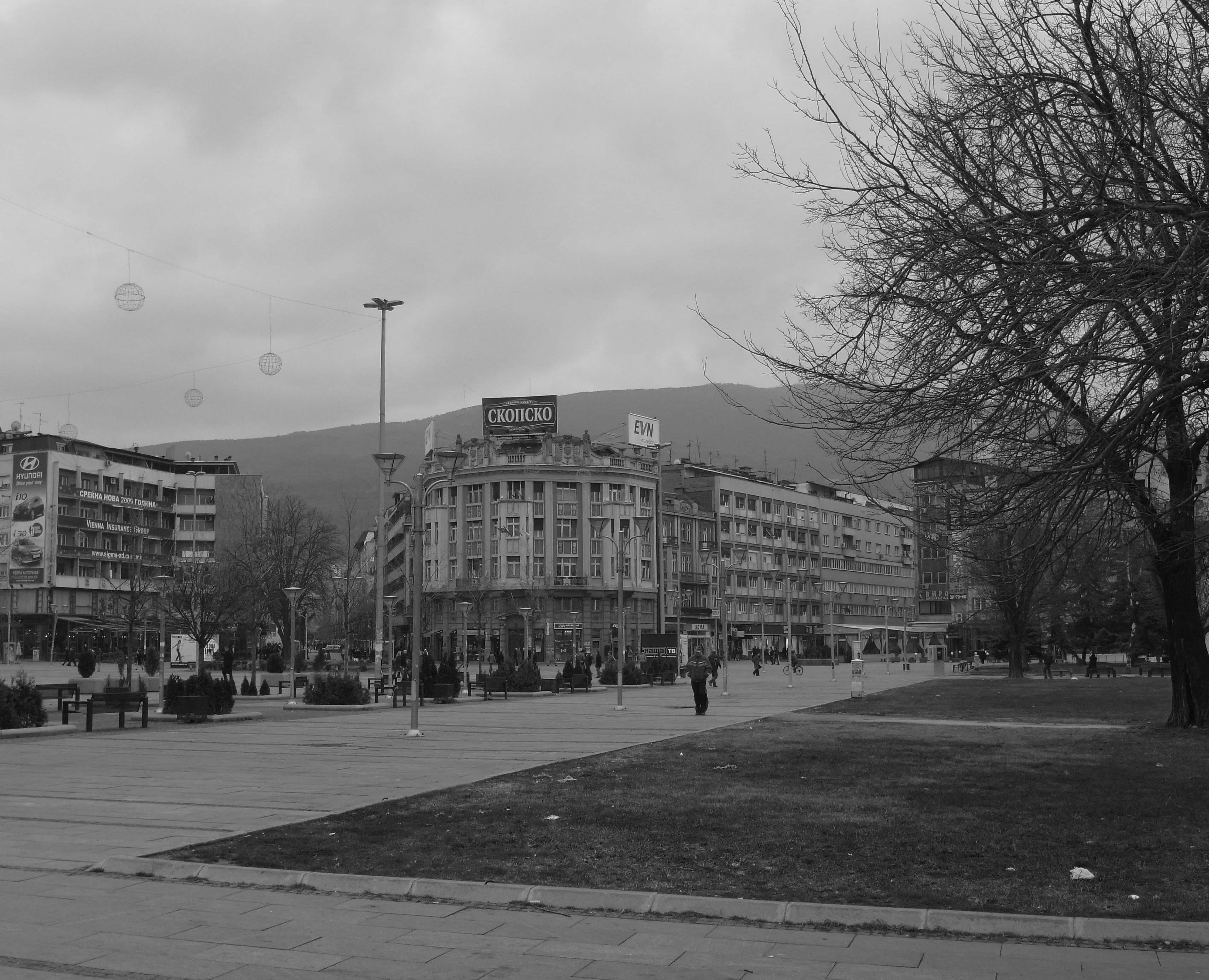 スコピエ市内（マケドニア）